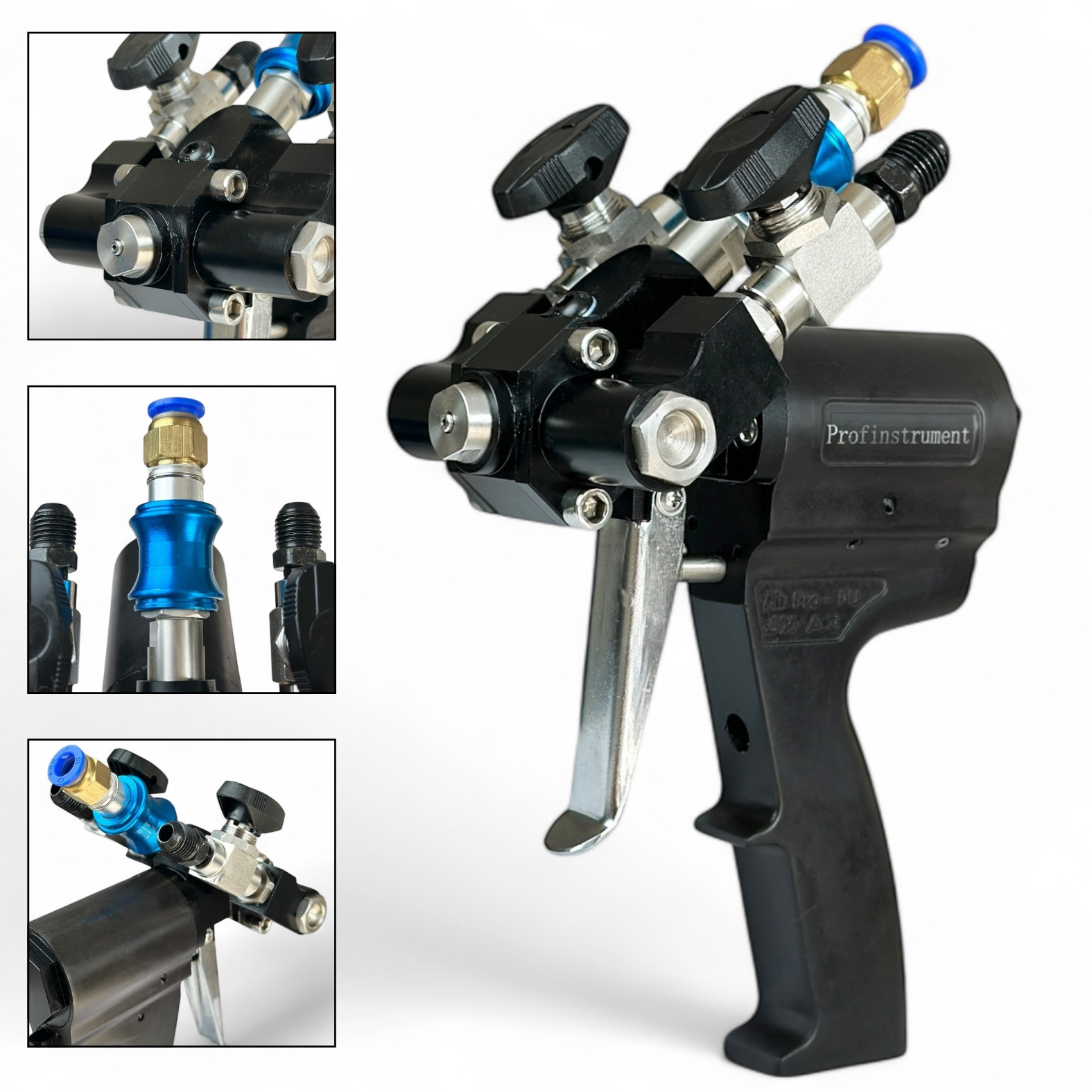 Профессиональный пистолет для нанесения пенополиуретана (ППУ), полимочевины Profinstrument JX-A3 - фото 2 Профессиональный пистолет для нанесения пенополиуретана (ППУ), полимочевины Profinstrument JX-A3 - фото 2