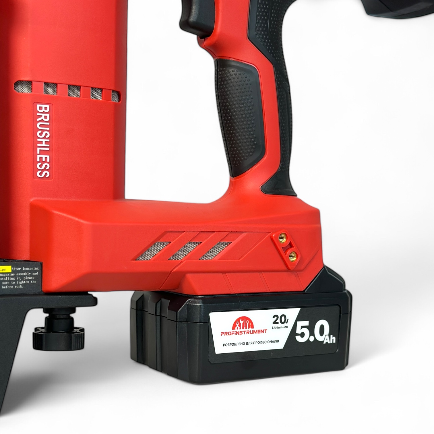 Монтажный аккумуляторный пистолет для гвоздей по бетону Profinstrument Pro-100X - фото 14 Монтажный аккумуляторный пистолет для гвоздей по бетону Profinstrument Pro-100X - фото 14