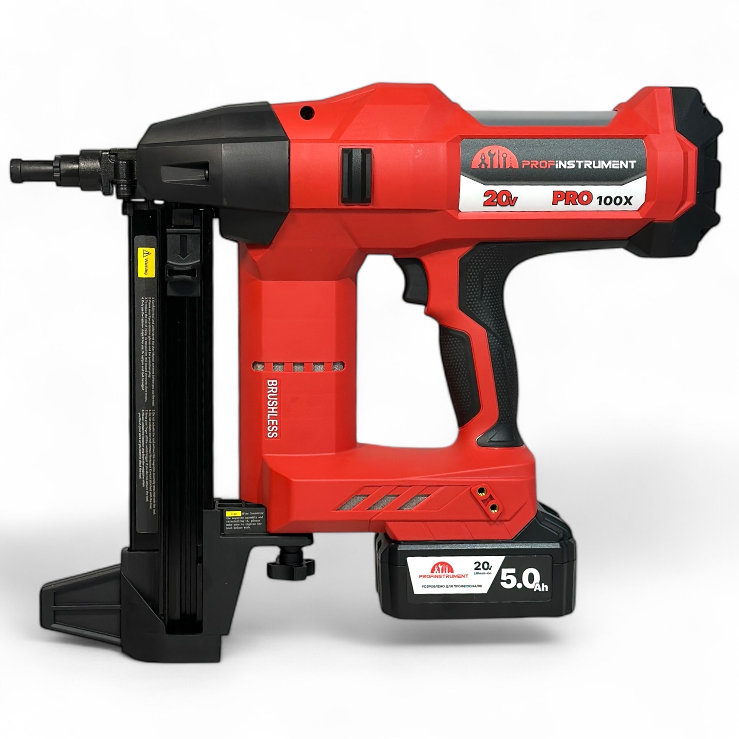 Монтажный аккумуляторный пистолет для гвоздей по бетону Profinstrument Pro-100X - фото 7 Монтажный аккумуляторный пистолет для гвоздей по бетону Profinstrument Pro-100X - фото 7