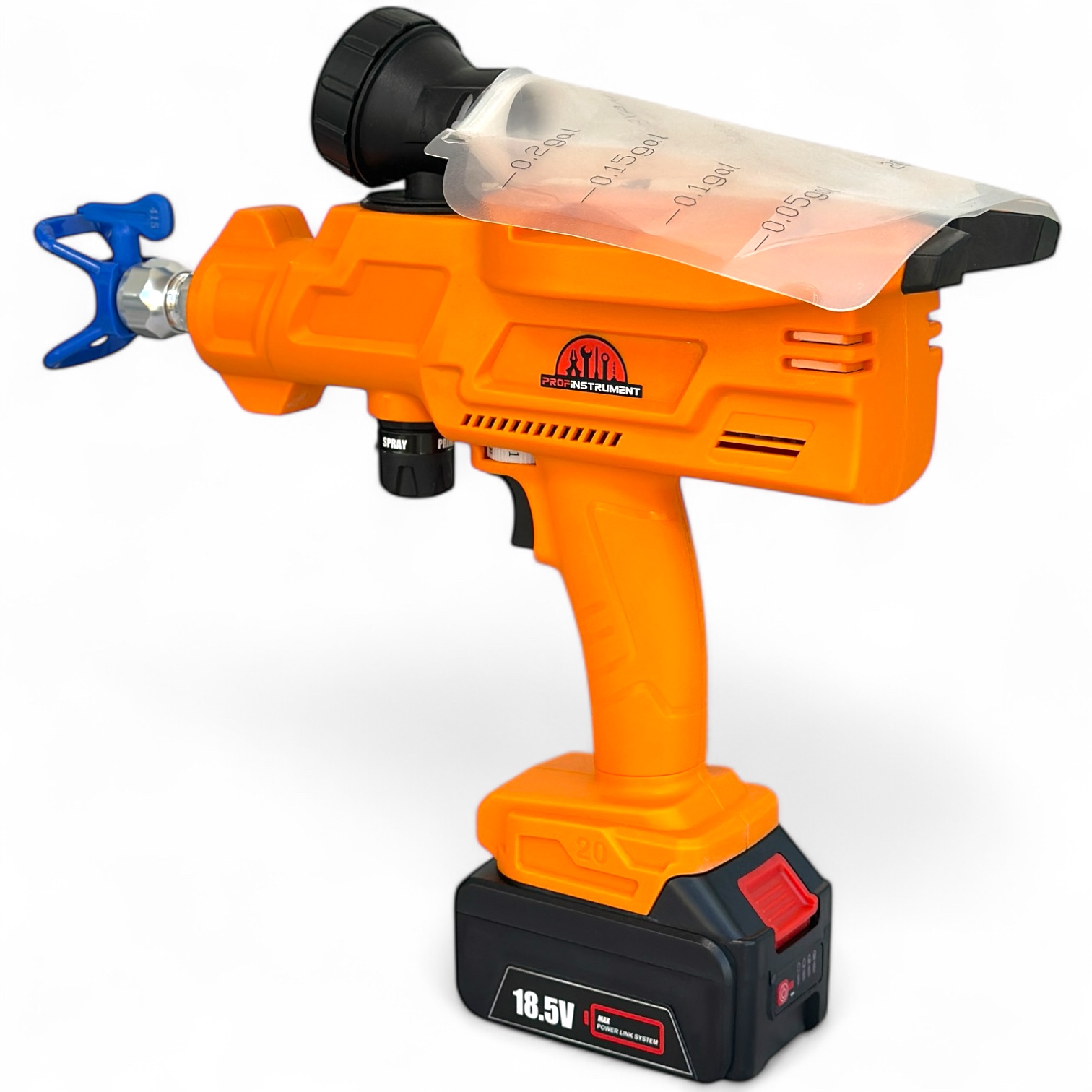 Аккумуляторный покрасочный аппарат Profinstrument FB24 (138 бар) - фото 4 Аккумуляторный покрасочный аппарат Profinstrument FB24 (138 бар) - фото 4