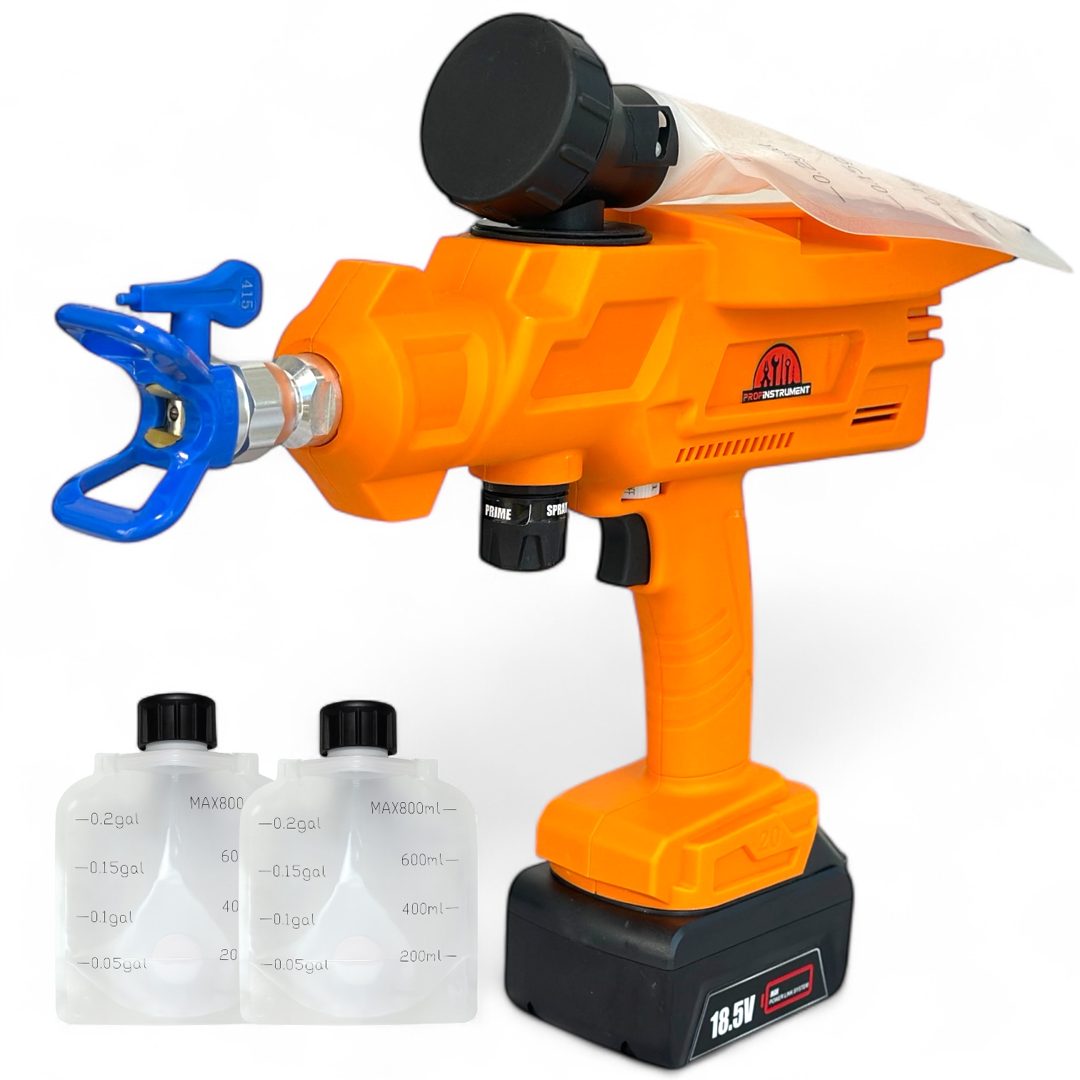 Аккумуляторный покрасочный аппарат Profinstrument FB24 (138 бар) - фото 1 Аккумуляторный покрасочный аппарат Profinstrument FB24 (138 бар) - фото 1