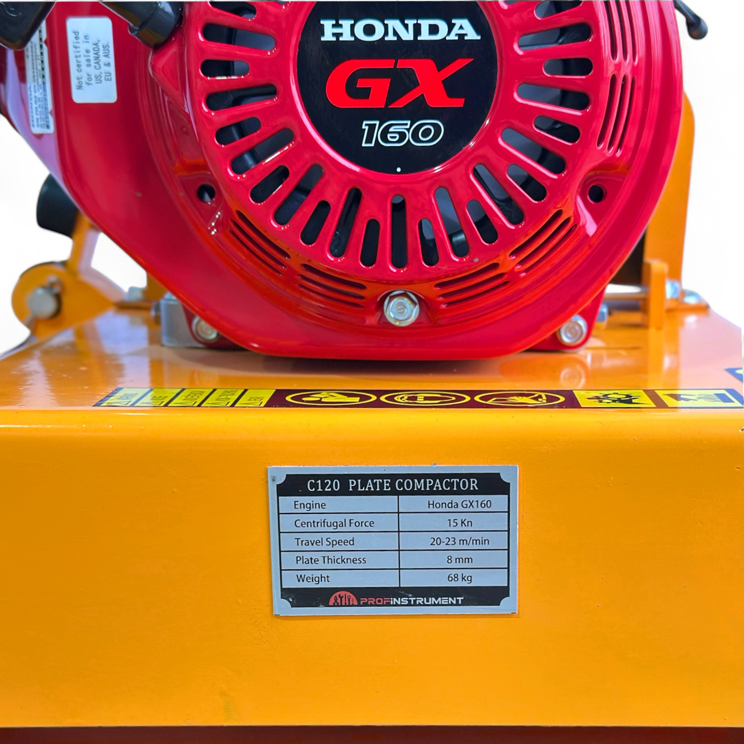 Бензиновая виброплита Profinstrument C-120 (Honda GX-160, 6,5 л.с.) - фото 11 Бензиновая виброплита Profinstrument C-120 (Honda GX-160, 6,5 л.с.) - фото 11