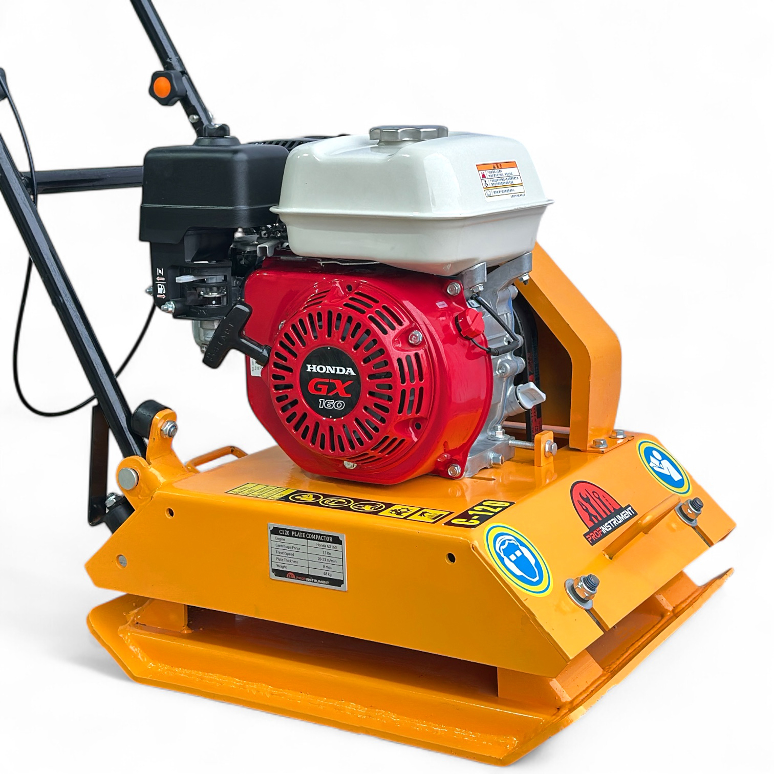 Бензиновая виброплита Profinstrument C-120 (Honda GX-160, 6,5 л.с.) - фото 16 Бензиновая виброплита Profinstrument C-120 (Honda GX-160, 6,5 л.с.) - фото 16