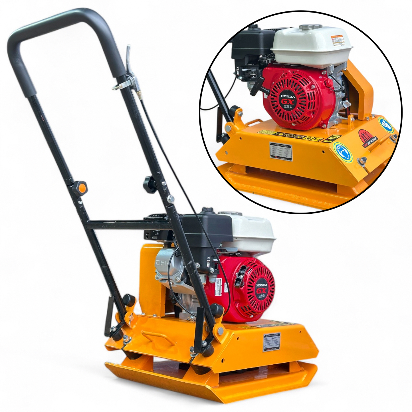 Бензиновая виброплита Profinstrument C-120 (Honda GX-160, 6,5 л.с.) - фото 17 Бензиновая виброплита Profinstrument C-120 (Honda GX-160, 6,5 л.с.) - фото 17