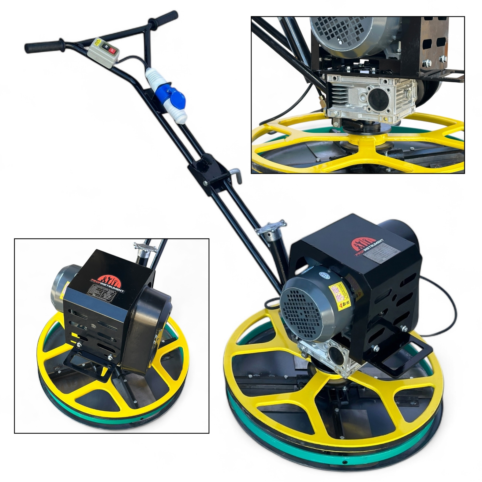 Электрическая затирочная машина для бетона Profinstrument LDME600P "Вертолет" (2,2кВт, ⌀60) - фото 7 Электрическая затирочная машина для бетона Profinstrument LDME600P "Вертолет" (2,2кВт, ⌀60) - фото 7