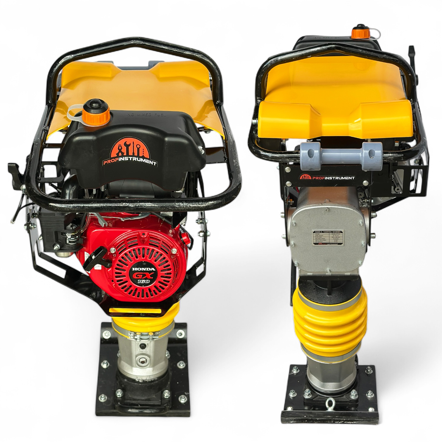 Вибротрамбовка бензиновая (вибронога) Profinstrument RM80-A (Honda GX-160, 5,5 л.с.) - фото 12 Вибротрамбовка бензиновая (вибронога) Profinstrument RM80-A (Honda GX-160, 5,5 л.с.) - фото 12