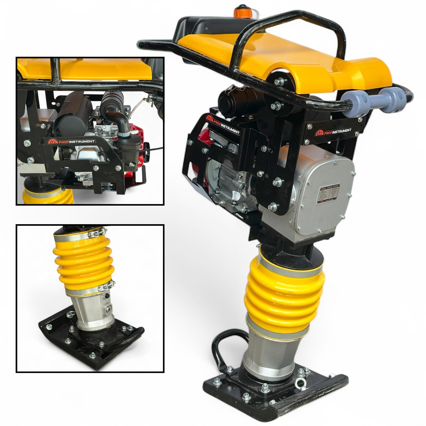 Вибротрамбовка бензиновая (вибронога) Profinstrument RM80-A (Honda GX-160, 5,5 л.с.) - фото 4 Вибротрамбовка бензиновая (вибронога) Profinstrument RM80-A (Honda GX-160, 5,5 л.с.) - фото 4