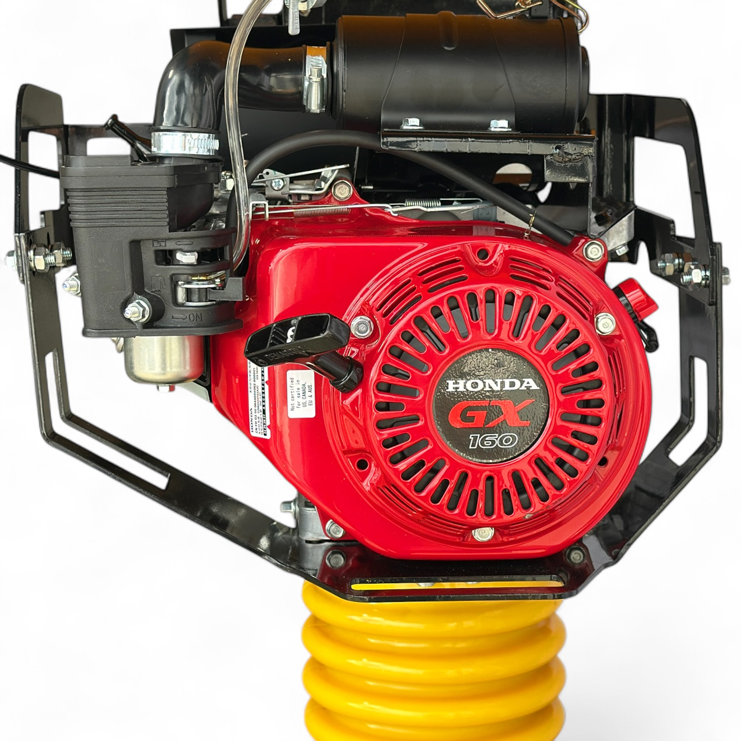 Вибротрамбовка бензиновая (вибронога) Profinstrument RM80-A (Honda GX-160, 5,5 л.с.) - фото 7 Вибротрамбовка бензиновая (вибронога) Profinstrument RM80-A (Honda GX-160, 5,5 л.с.) - фото 7