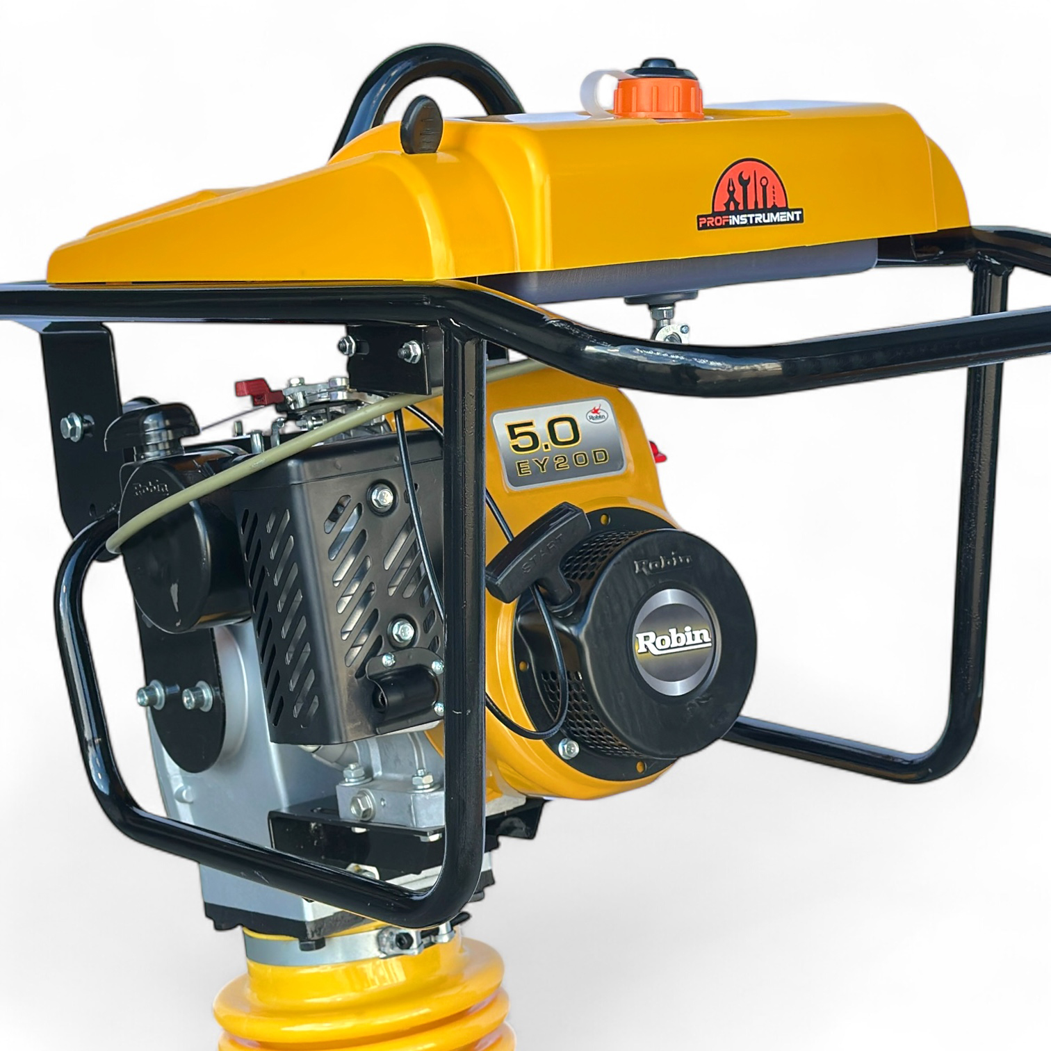 Вибротрамбовка бензиновая (Вибронога) Profinstrument HCR-125 (ROBIN EY20 5 л.с. / 3,6кВт) - фото 9 Вибротрамбовка бензиновая (Вибронога) Profinstrument HCR-125 (ROBIN EY20 5 л.с. / 3,6кВт) - фото 9