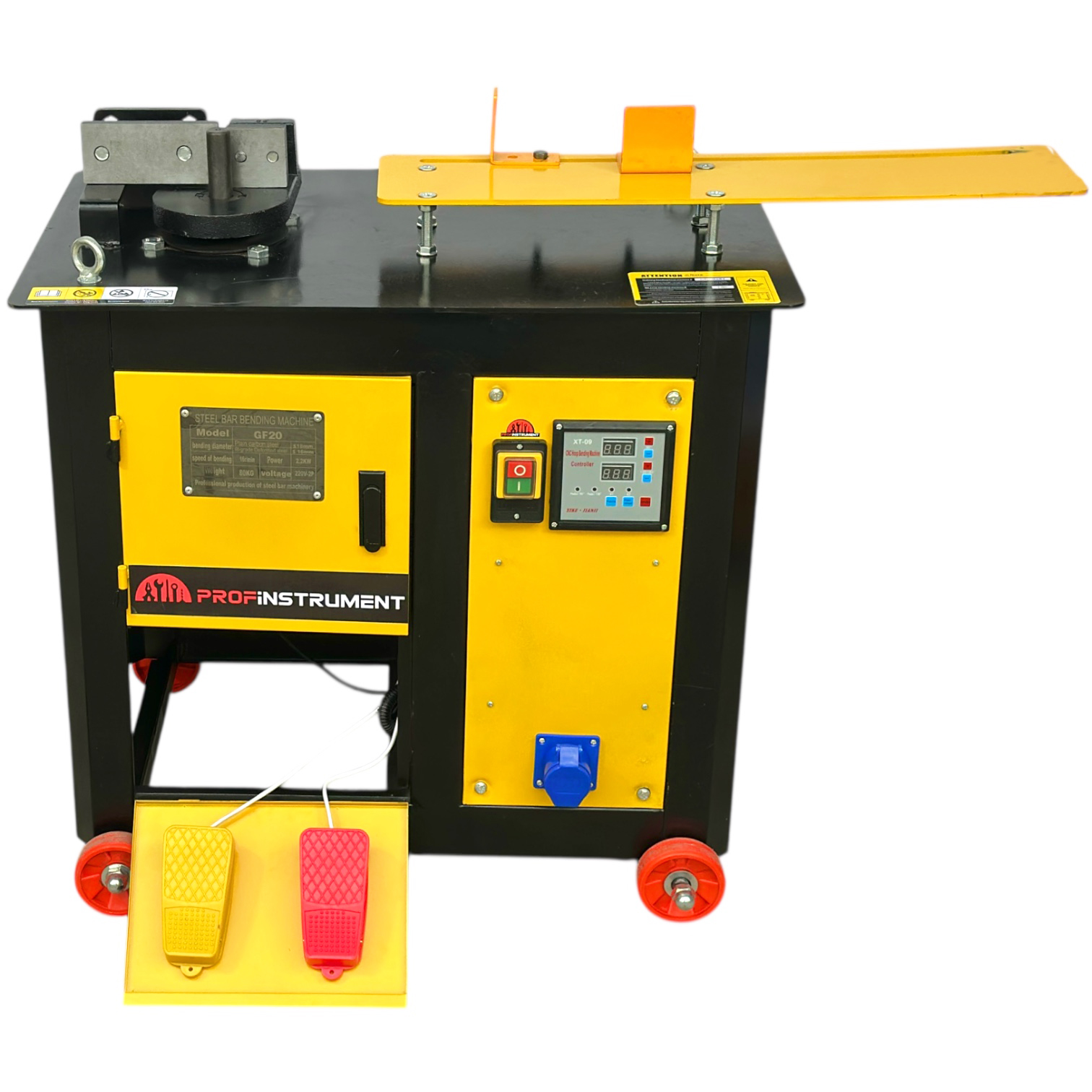 Станок для гибки арматуры в скобу или хомут ЧПУ Profinstrument GF-20 - фото 3 Станок для гибки арматуры в скобу или хомут ЧПУ Profinstrument GF-20 - фото 3