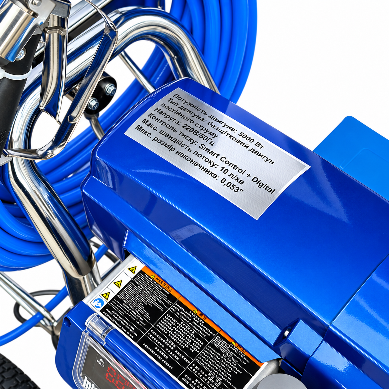 Професійний безповітряний апарат для шпаклівки з вертлюгом Profinstrument PRO-10Х (10,0 л/хв 5000 Вт) - фото 17 Професійний безповітряний апарат для шпаклівки з вертлюгом Profinstrument PRO-10Х (10,0 л/хв 5000 Вт) - фото 17