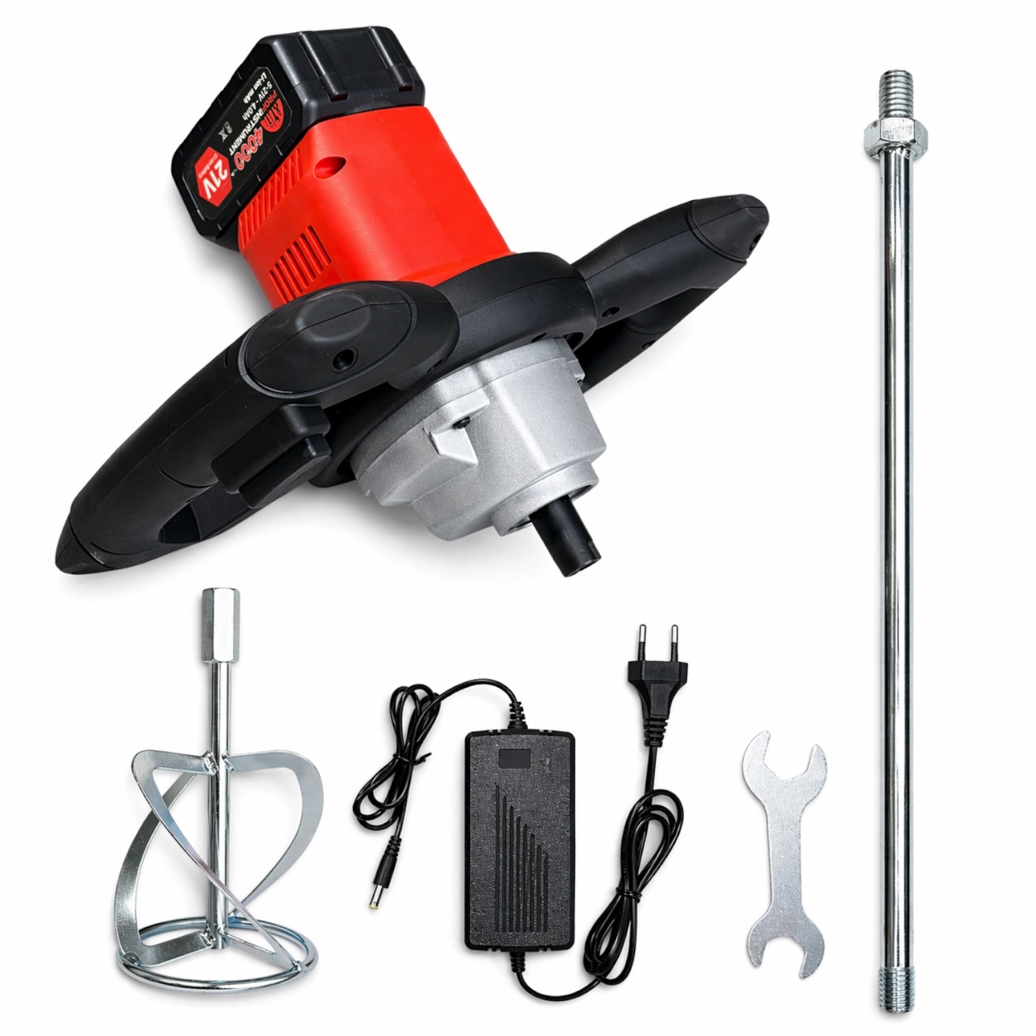 Аккумуляторный строительный миксер Profinstrument YL-14L (21V, 4.0Ah) - фото 16 Аккумуляторный строительный миксер Profinstrument YL-14L (21V, 4.0Ah) - фото 16