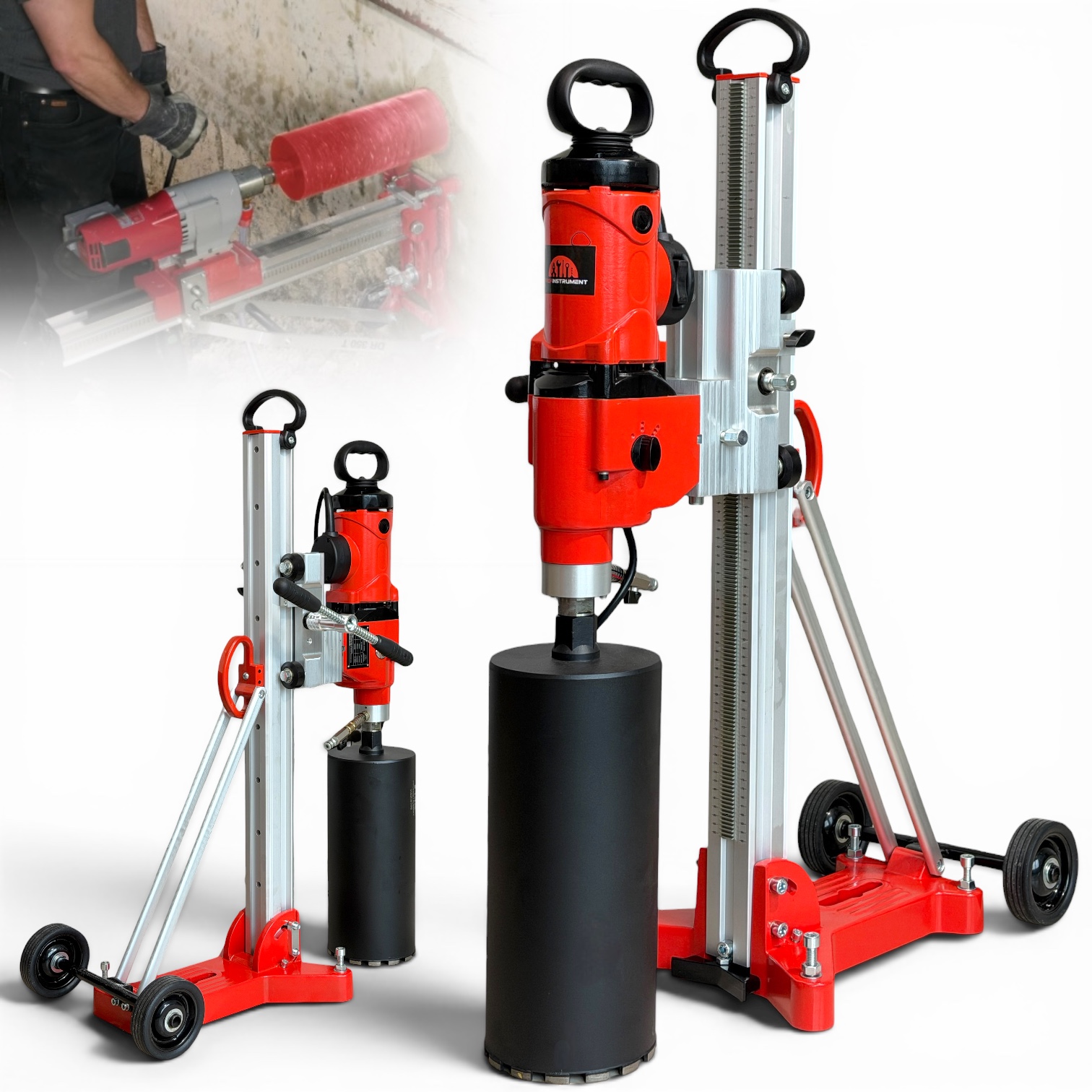 Установка алмазного свердління бетону Profinstrument DLF-33 (3,3 кВт, 400-1200 об/хв) - фото 1 Установка алмазного свердління бетону Profinstrument DLF-33 (3,3 кВт, 400-1200 об/хв) - фото 1