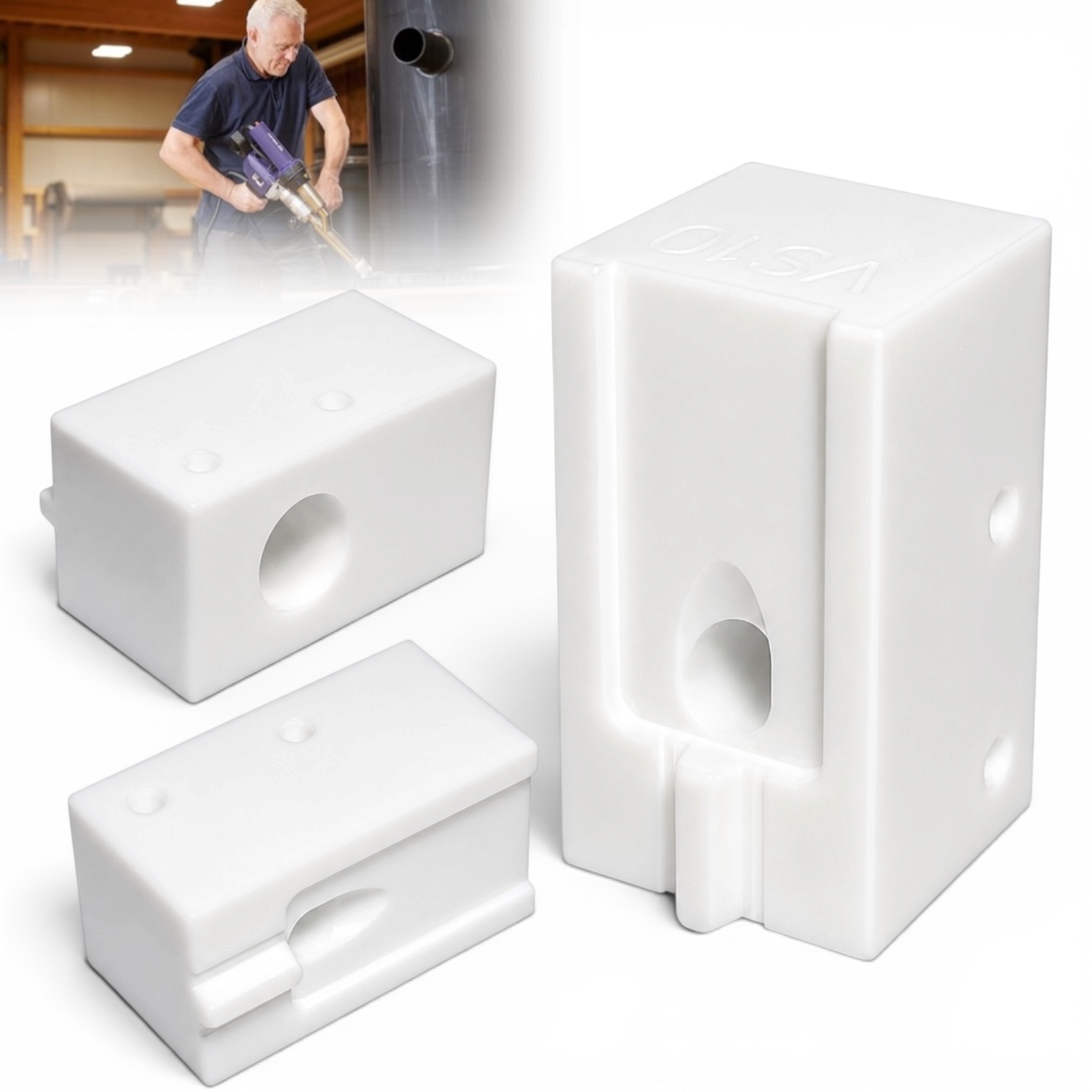 Насадка для екструдера Weldy 124.430 (V8/10-X15/20) - фото 1 Насадка для екструдера Weldy 124.430 (V8/10-X15/20) - фото 1