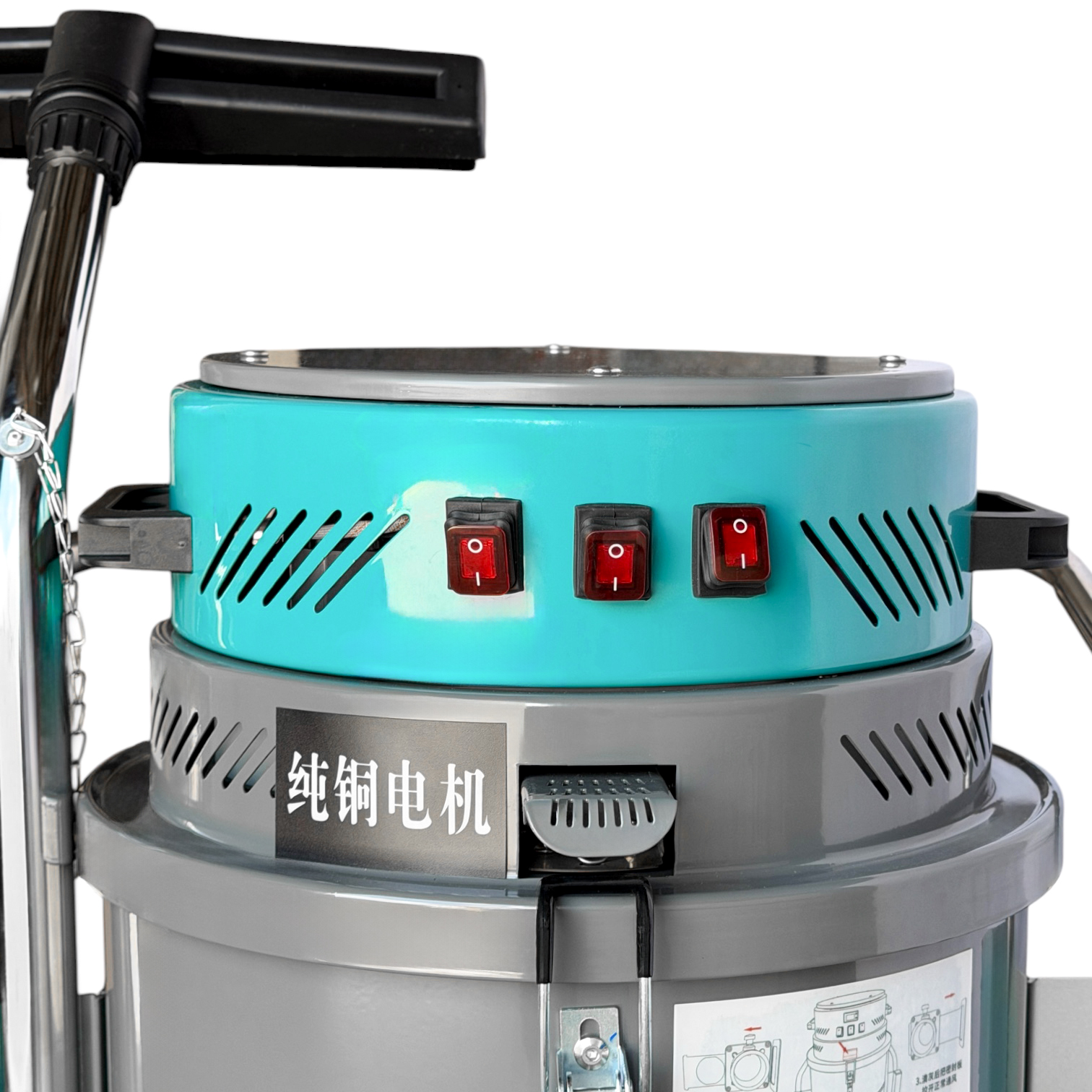 Промисловий пилосос Profinstrument BS-100F (4500 Вт, 220 В, 70 л) для збору сухого пилу та виробничих відходів - фото 9 Промисловий пилосос Profinstrument BS-100F (4500 Вт, 220 В, 70 л) для збору сухого пилу та виробничих відходів - фото 9