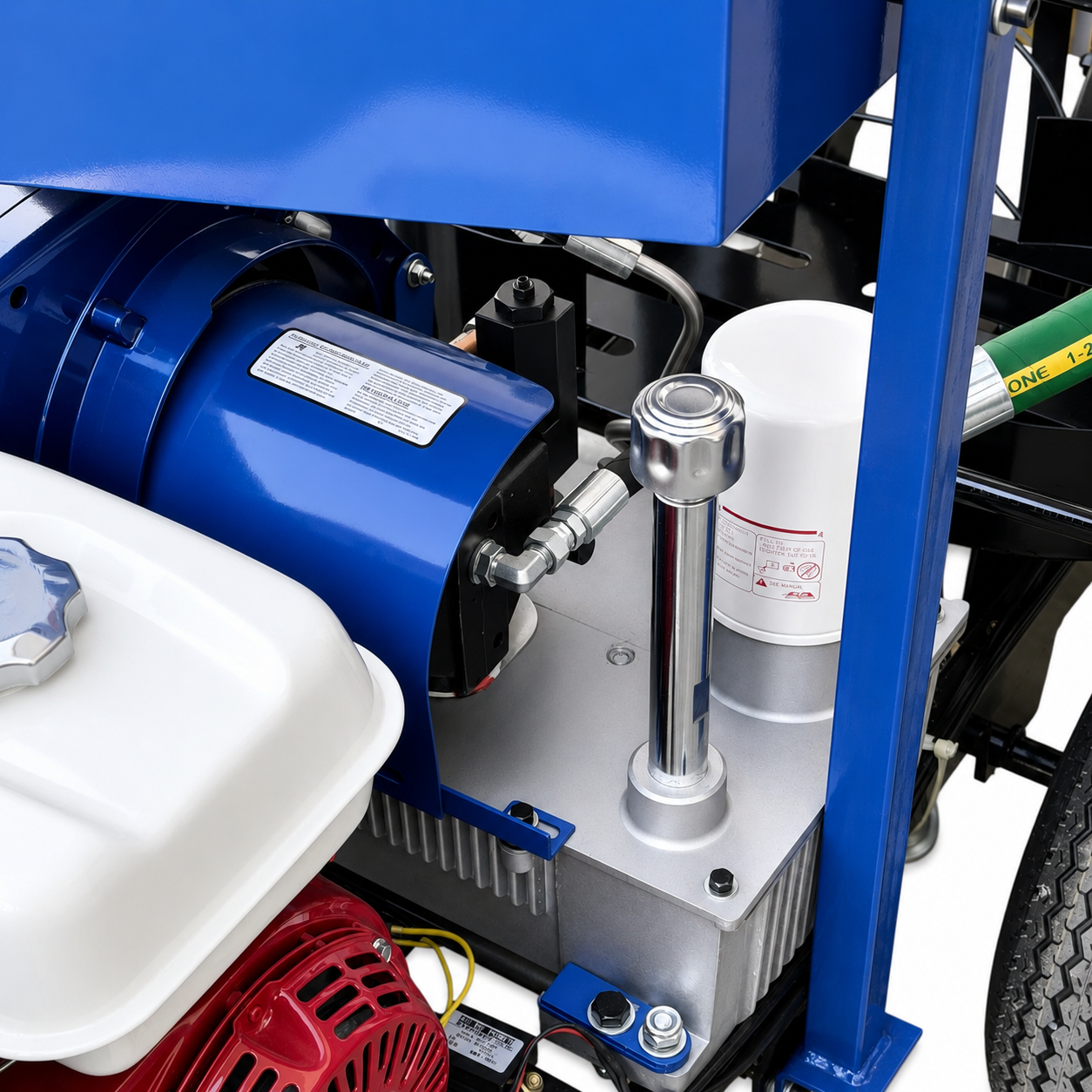 Машина для нанесення дорожньої розмітки Profinstrument PRO-600HS (Honda GX200, 6,5 к.с.,15 л/хв) - фото 20 Машина для нанесення дорожньої розмітки Profinstrument PRO-600HS (Honda GX200, 6,5 к.с.,15 л/хв) - фото 20