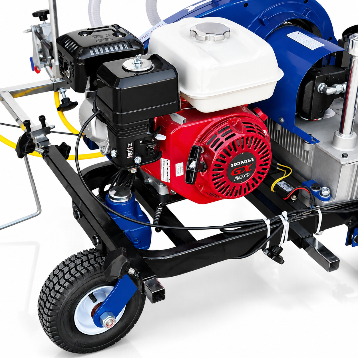 Машина для нанесення дорожньої розмітки Profinstrument PRO-600HS (Honda GX200, 6,5 к.с.,15 л/хв) - фото 22 Машина для нанесення дорожньої розмітки Profinstrument PRO-600HS (Honda GX200, 6,5 к.с.,15 л/хв) - фото 22