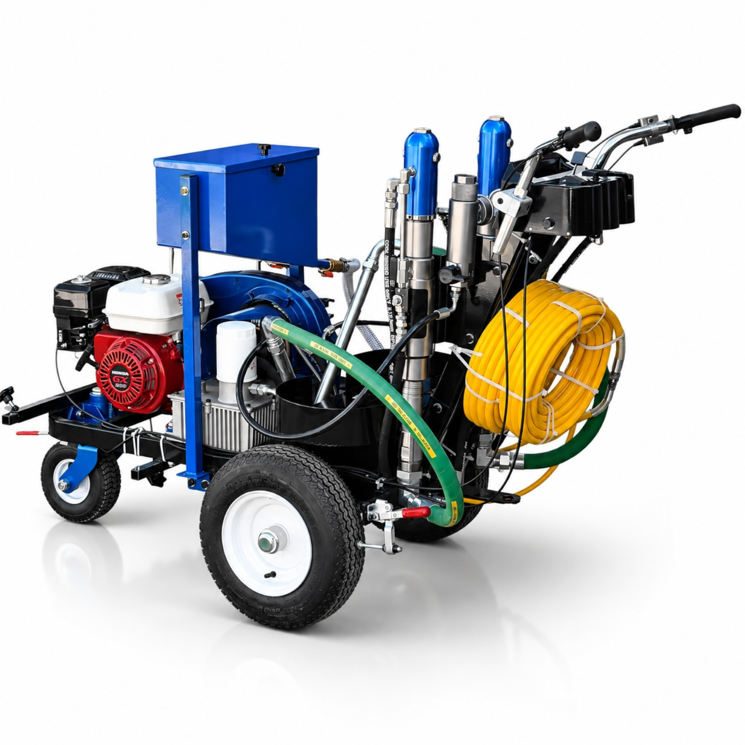 Машина для нанесення дорожньої розмітки Profinstrument PRO-600HS (Honda GX200, 6,5 к.с.,15 л/хв) - фото 3 Машина для нанесення дорожньої розмітки Profinstrument PRO-600HS (Honda GX200, 6,5 к.с.,15 л/хв) - фото 3