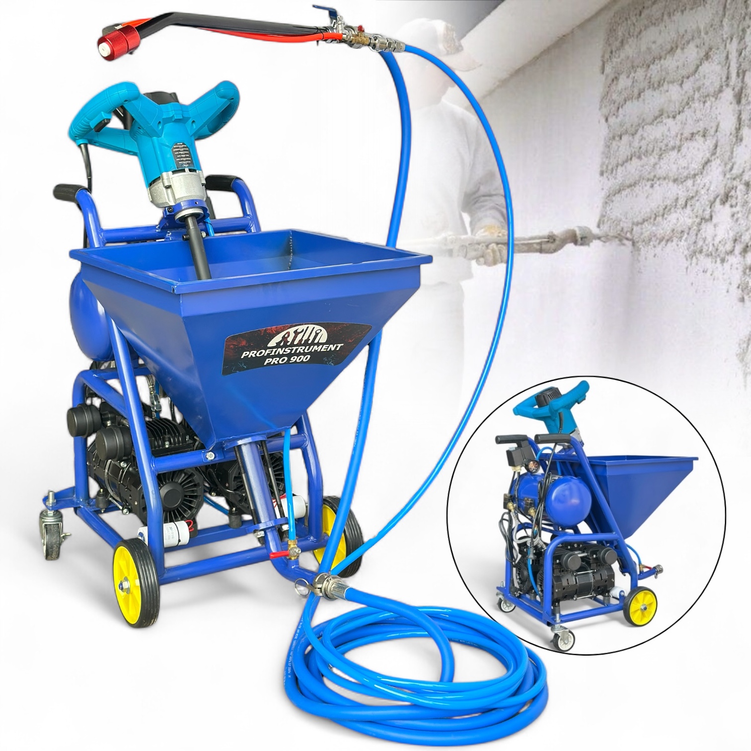 Штукатурна станція Profinstrument PRO-900 - фото 2 Штукатурна станція Profinstrument PRO-900 - фото 2