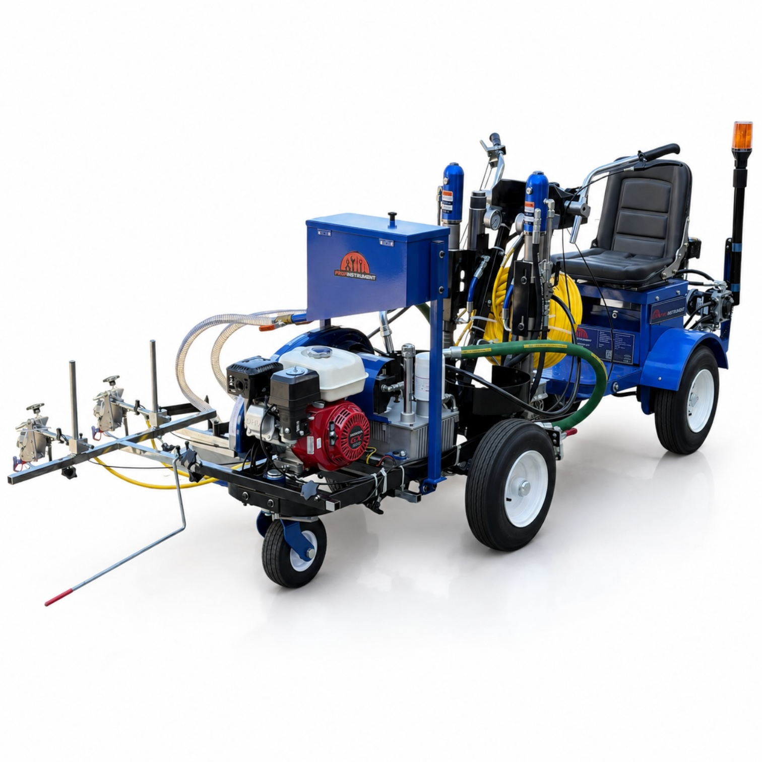 Самоходная машина для нанесения дорожной разметки Profinstrument PRO-600HST (Honda GX200, 6,5 л.с., 15 л/мин) - фото 2 Самоходная машина для нанесения дорожной разметки Profinstrument PRO-600HST (Honda GX200, 6,5 л.с., 15 л/мин) - фото 2