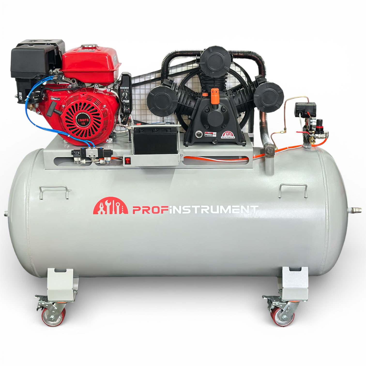 Компресор бензиновий Profinstrument MT-90 (1200л/хв 15 к.с) Промисловий компресор - фото 16 Компресор бензиновий Profinstrument MT-90 (1200л/хв 15 к.с) Промисловий компресор - фото 16
