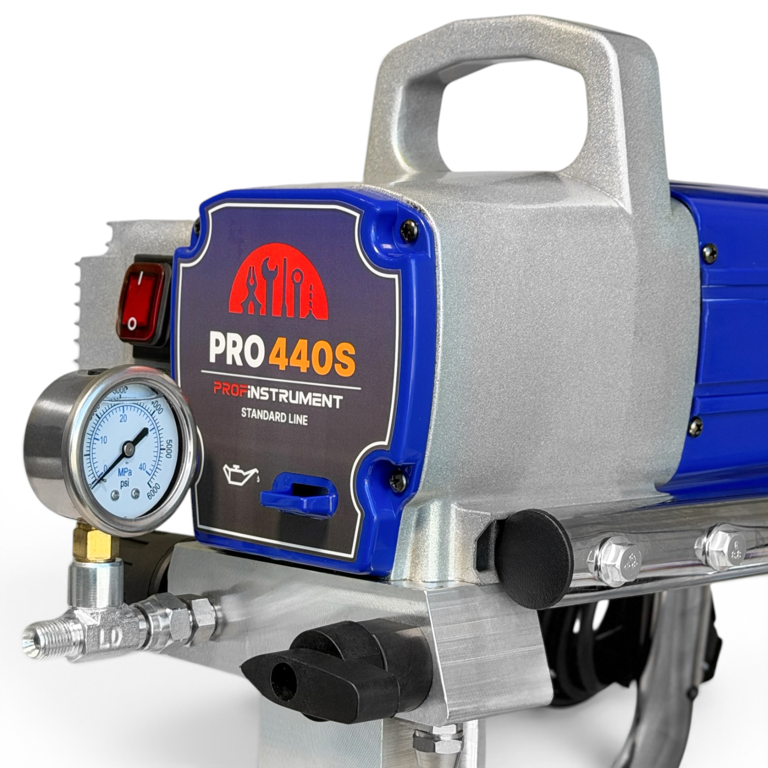 Безповітряний фарбувальний апарат Profinstrument Pro 440S (2 л/хв 1300 Вт) - фото 10 Безповітряний фарбувальний апарат Profinstrument Pro 440S (2 л/хв 1300 Вт) - фото 10