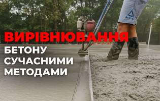 Современные решения для выравнивания бетона