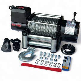 Электрическая лебедка Profinstrument 15000LBS (6818 кг 24V) для эвакуатора.