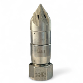 Вращающаяся насадка для очистки труб QP-3564 (30 л/мин) 3/8-M22 Насадка для гидродинамической машины