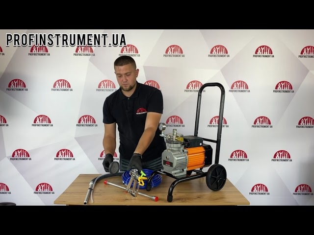 Мембранный покрасочный аппарат Profinstrument Pro-990 (3,5 л/мин) Безвоздушный окрасочный аппарат - фото 2