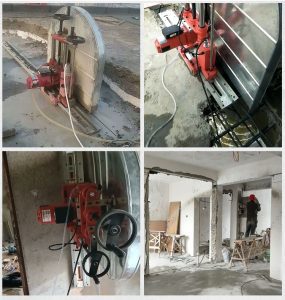 Пила для резки бетонных стен и полов Profinstrument BJ-1000DW (6180 Вт, 420 мм) - фото 33